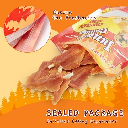 حلوى الغابة التي تنادي الكلاب، أعواد مضغ من الجلد الخام ملفوفة بالدجاج، طعام مضغ طويل الأمد مع الجلوكوزامين والكوندرويتين لصحة الورك والمفاصل in Kuwait