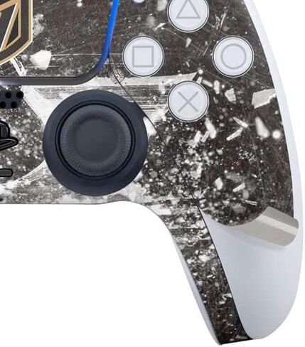 Skinit Decal Gaming Skin Compatible with PS5 Bundle - Officially Licensed NHL Vegas Golden Knights Lineup Design in Saudi Arabia