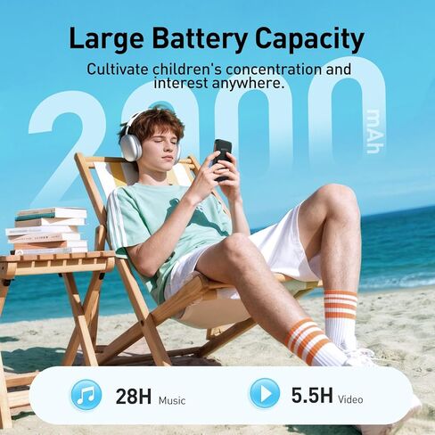Agptek 80GB MP3 Player for Kids مع Bluetooth و WiFi ، T07S 4 '' مشغل الموسيقى مع أدوات التحكم في الوالدين ، Spotify Kids ، حتى 512 جيجابايت ، أسود in Saudi Arabia