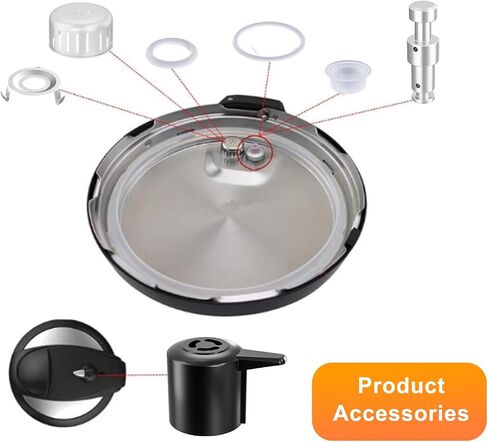 Steam release valve handle replacement, ZOZODIA Instant Pot replacement valve for Instant Pot Ultra 3,6,8 Qt,Instant Pot Duo/Duo Plus 3, 5, 6 Quart Latest Model,Duo Nova,Duo Gourmet 6 Quart,Viva 6 Qt in Saudi Arabia