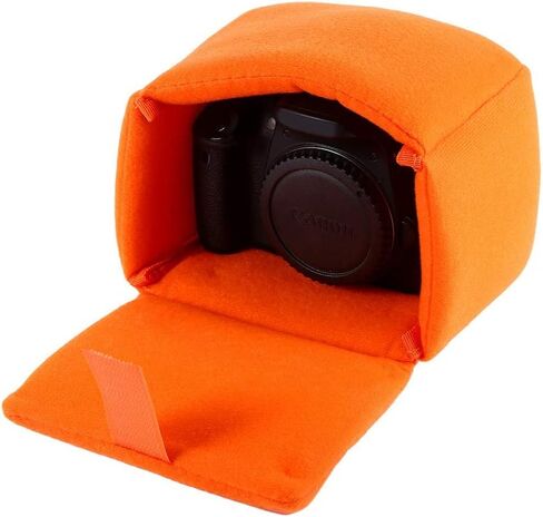 DSLR Camera Bags, Portable Camera Cases Camera Bag Insert Pads Camera Shock Protection Cases Messenger Bags Camera Bags Photography Accessories(orange) in Saudi Arabia