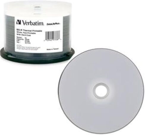Verbatim 97338 BD-R 25GB 6x White hub thermal (97338) in Saudi Arabia