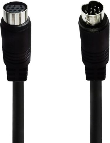 3/1.5/1/0.5M S-Video Cable DIN 10Pin ذكر إلى أنثى تمديد كابل الذكور الرصاص لجهاز العرض VCR DVD DVD in Saudi Arabia