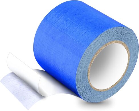 HONGTAIHSENG Tent Tape, Outdoor Awning Repair Tape, 3.1In x 32.8FT Boat Covers Repair Kit for Tarpaulin, RV Covers, Sail, Canopy, Strong Adhesive Tape, UV-Resistant, PE, Blue in Saudi Arabia