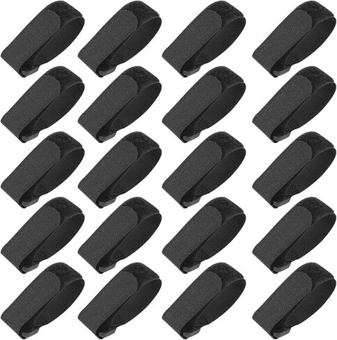أشرطة قضبان الصيد ، وملحقات صيد الأسماك 20pcs قابلة لإعادة الاستخدام قضبان الصيد ربط حزام ربط حزام وحلقة التثبيت الصيد ملحق in Saudi Arabia