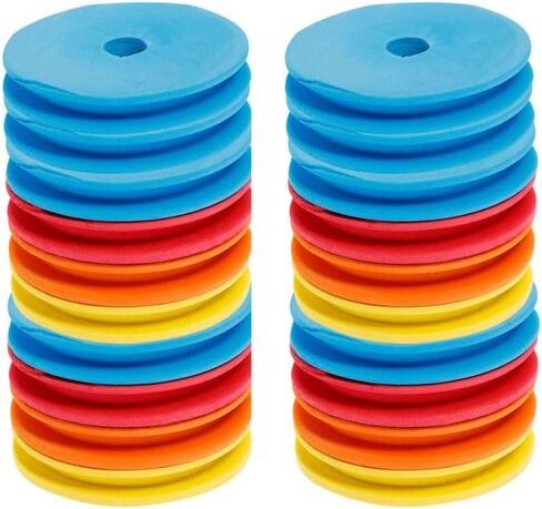 Wakauto Foam Fishing Line Assorger - 20 متنوعًا من كبار الصيد ، منصات صيد الأسماك المتنوعة ، إكسسوارات لافتة للتخزين لللف الفعالة وتخزين 3.94 × 0.59 بوصة in Saudi Arabia