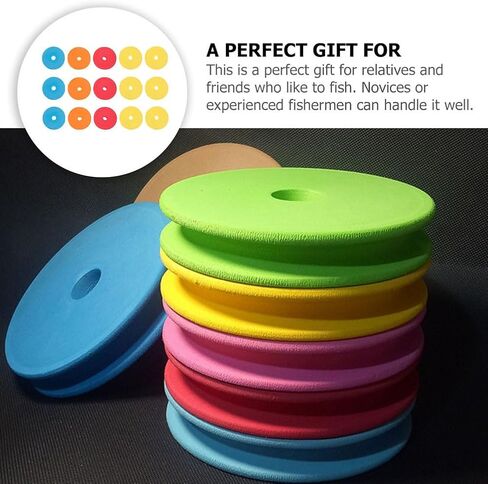 Wakauto Foam Fishing Line Assorger - 20 متنوعًا من كبار الصيد ، منصات صيد الأسماك المتنوعة ، إكسسوارات لافتة للتخزين لللف الفعالة وتخزين 3.94 × 0.59 بوصة in Saudi Arabia