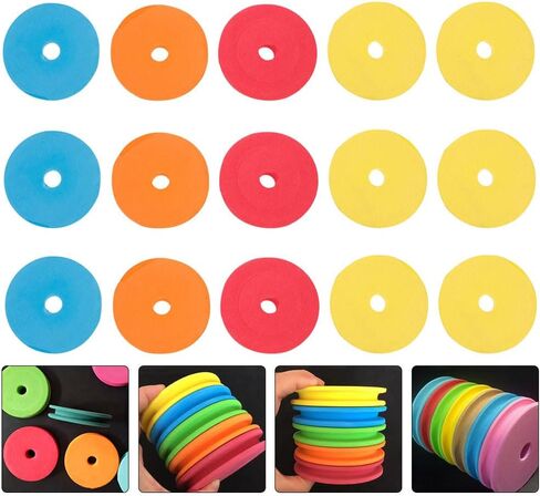 Wakauto Foam Fishing Line Assorger - 20 متنوعًا من كبار الصيد ، منصات صيد الأسماك المتنوعة ، إكسسوارات لافتة للتخزين لللف الفعالة وتخزين 3.94 × 0.59 بوصة in Saudi Arabia