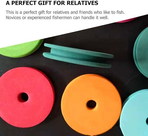 Wakauto Foam Fishing Line Assorger - 20 متنوعًا من كبار الصيد ، منصات صيد الأسماك المتنوعة ، إكسسوارات لافتة للتخزين لللف الفعالة وتخزين 3.94 × 0.59 بوصة in Saudi Arabia