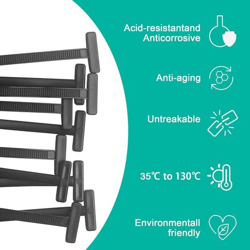 150Pcs Nylon Universal Cable Tie Buckle - New Multifunctional Nylon Zip Ties, Heavy Duty Plastic Rivet T Zip Ties Style, for Daily Maintenance And Fixing Of Automobiles in Saudi Arabia
