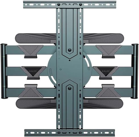 DL-U8 40"-80" 65" 70" Ultra Slim 61mm 6 Arm Telescopic 50kg Full Motion Wall Mount Arm Bracket Swivel Pivot in Saudi Arabia