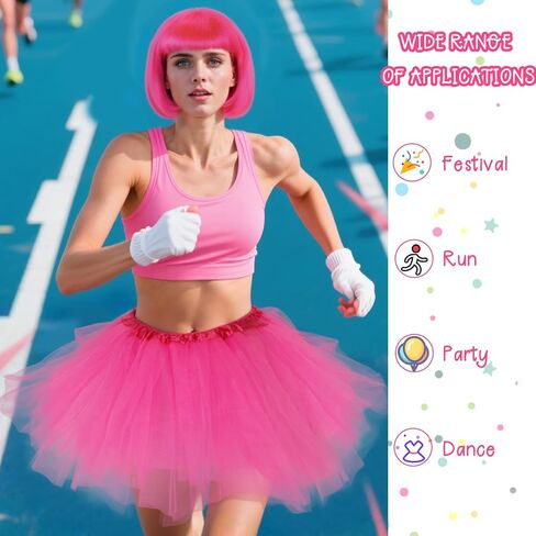 ANOGOL Wig Cap+ ( Headband+Green Scarf ) Long Wavy Orange Cosplay Wigs with Bangs Synthetic Hair for Party Costume Wig for Halloween in Kuwait