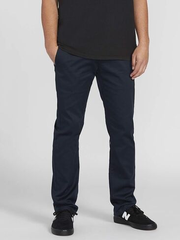 بنطال تشينو قابل للتمدد للرجال من Volcom طراز Frickin Modern Fit، داكن اللون in Kuwait
