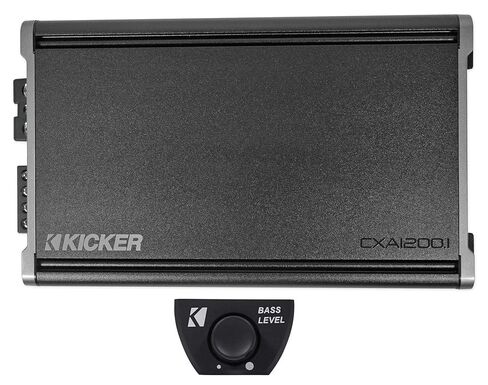 Kicker 46CXA12001 CXA1200.1 1200W RMS MONO CLASS D AMPLIFIER AMP+BASS KNOB in Saudi Arabia