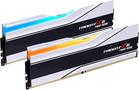 G.SKILL Trident Z5 Neo RGB Series (AMD Expo) DDR5 RAM 96GB (2X 48GB) 6000MT/s CL26-36-36-96 1.45V Desktop Computer Memory U-DIMM - Black (F5-6000J2636H48GX2-TZ5NR) in Saudi Arabia
