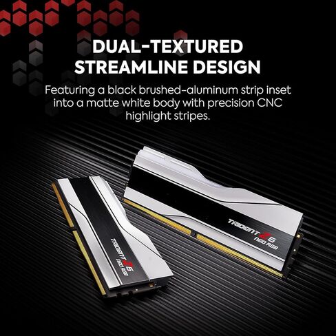G.SKILL Trident Z5 Neo RGB Series (AMD Expo) DDR5 RAM 96GB (2X 48GB) 6000MT/s CL26-36-36-96 1.45V Desktop Computer Memory U-DIMM - Black (F5-6000J2636H48GX2-TZ5NR) in Saudi Arabia