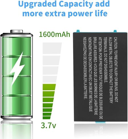 Battery for Nintendo Gameboy Advance SP 1600mAh Rechargeable Lithium-ion Battery Replacement for Nintendo GBA SP AGS-001 SAM-003 in Saudi Arabia
