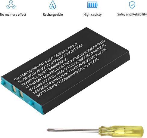 Battery for Nintendo Gameboy Advance SP 1600mAh Rechargeable Lithium-ion Battery Replacement for Nintendo GBA SP AGS-001 SAM-003 in Saudi Arabia