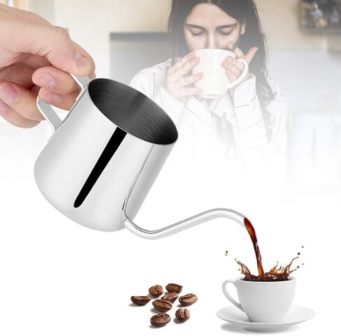 وعاء القهوة من الفولاذ المقاوم للصدأ 250 مل 350 مل طويل groenseck spout kettle cup tea tea for stefor in Saudi Arabia