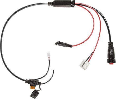 010-12676-35 Power Cable Weather Resistant with Charge Port Plug & 5A Fuse Holder Fits for Garmin ECHOMAP, Panoptix Ice Fishing Kit & Bundle in Saudi Arabia