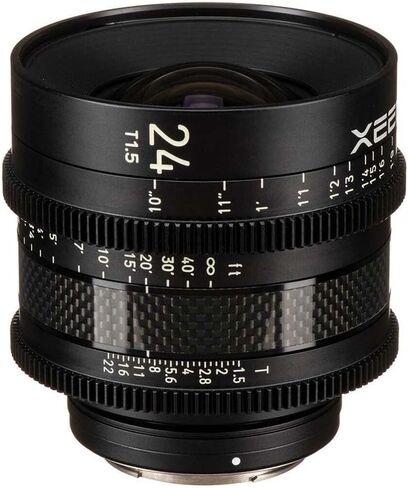 ROKINON XEEN Cf 24mm T1.5 Pro Cinema Lens with Carbon Fiber Construction & Luminous Markings for Canon EF Mount in Saudi Arabia