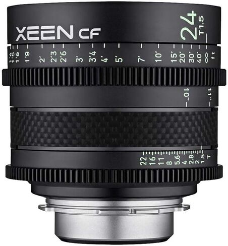 ROKINON XEEN Cf 24mm T1.5 Pro Cinema Lens with Carbon Fiber Construction & Luminous Markings for Canon EF Mount in Saudi Arabia