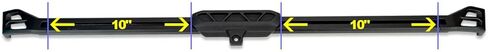IAG I-Line Length Length Mount Rail فقط (بدون تركيب كرة ملحق) لفورد برونكو 2021+ (وليس الرياضة) in Saudi Arabia