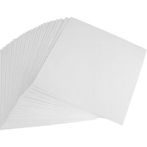 (25) 12" Record Jackets - White (Glossy Finish) - Without Center Hole - #12JW in Saudi Arabia