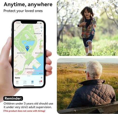 DDJ for AirTag Holder for Kids (2 Pack), Hidden Silicone Case for AirTag GPS Tracker for Kids with Invisible Pin, Anti Lost, Elderly, Luggage, Clothing, Backpack, Family Travel (Black,Pink) in Saudi Arabia