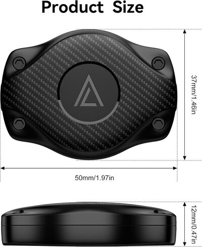 for Airtag Dog Collar Holder 2 Pack,IPX8 Waterproof for air Tags-2 Pack,for Apple GPS Tracker Accessories丨Compatible with Apple AirTags丨Fits≤ 1.2" Width Collar for Dog cat Pets. in Kuwait