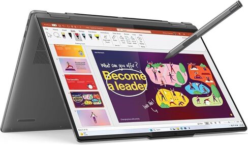 Lenovo Yoga 7i 2-in-1 Laptop with Intel Core Ultra 7 256V Processor, 14" WUXGA OLED 100%DCI-P3 HDR 500 TB Touch Display, 16GB Memory, 1TB SSD, 5MP IR Cam, Yoga Pen, Wi-Fi 7, FP Reader, and Win 11 Pro in Saudi Arabia
