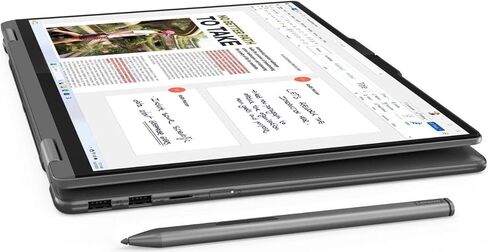 Lenovo Yoga 7i 2-in-1 Laptop with Intel Core Ultra 7 256V Processor, 14" WUXGA OLED 100%DCI-P3 HDR 500 TB Touch Display, 16GB Memory, 1TB SSD, 5MP IR Cam, Yoga Pen, Wi-Fi 7, FP Reader, and Win 11 Pro in Saudi Arabia