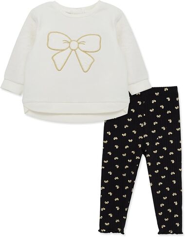 Little Me Clothes for Baby Girl's and Boy's 2-Piece Hoodie Tracksuit Jogger Sweatshirt Sets, 12 Months - 4 Toddler in Kuwait