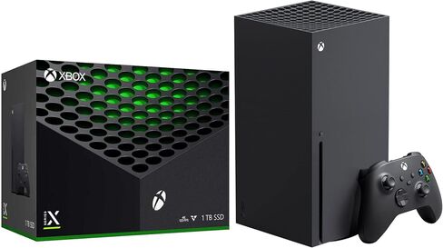 Microsoft Xbox Series X 1TB PCIe SSD, Black - Backward Compatible with Thousands of Games, 16GB GDDR6 Memory (Renewed) in Saudi Arabia