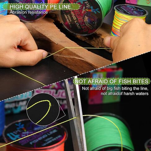 100m Maximized Casting Distance Braided Fishing Line for Wide Water Coverage 4 Strand in Saudi Arabia