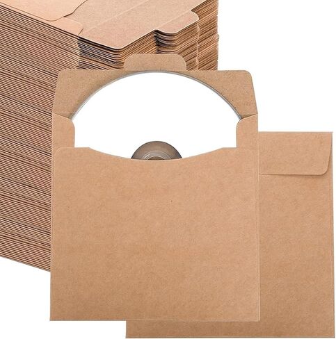 50pcs kraft paper cd/dvd invelope ، 5 × 5 بوصات in Kuwait