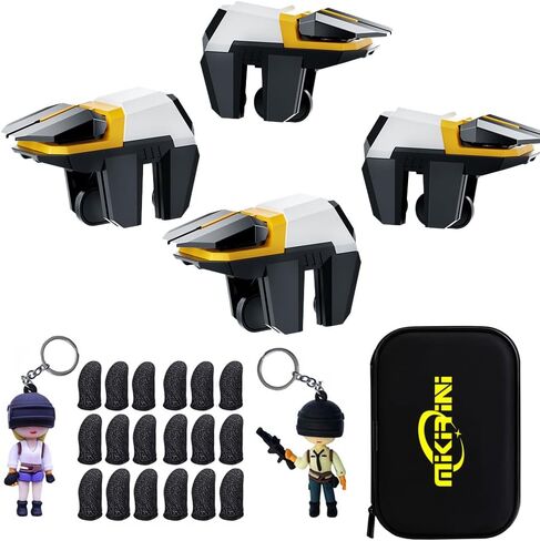 13 in 1 Mobile Phone Gaming Controller for Android Phones & iPhone, Cell Phone Game Triggers Compatible with PUBG Mobile/Knives Out/Call of Duty Mobile/Free Fire (Boy) in Kuwait