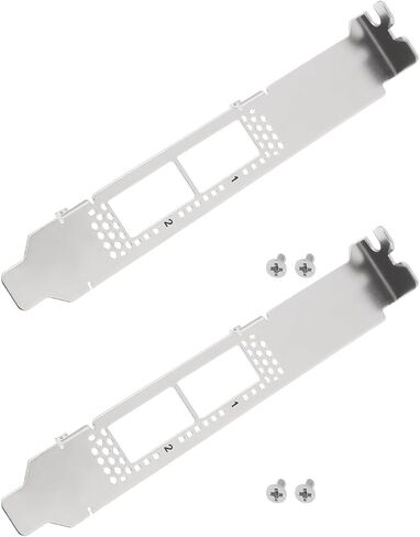 ECSING 2PCS أقواس الارتفاع الكامل مع مسامير متوافقة مع Mellanox CX416A CX456A CX556A MCX516A MCX456A Connectx-4 in Kuwait