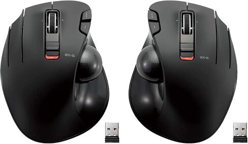 ELECOM 2.4GHz Wireless Thumb-Operated Trackball Mouse Right Handed + Left Handed in Kuwait
