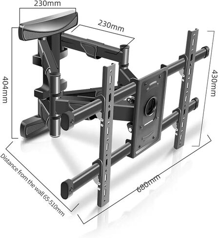 37-80 Inch 6 Arm Plasma TV Wall Mount Full Motion Tilt Bracket Frame Swivel Bracket for TV Storage Box DYQ8 in Kuwait