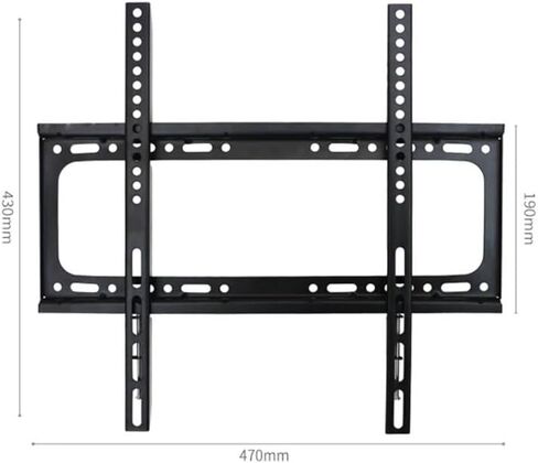 Fixed Flat Panel TV Frame Strong Load-Bearing Capacity TV Wall Mount Cold Rolled Steel Home TV Accessories(430x400mm) in Saudi Arabia