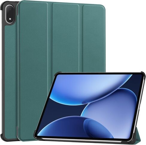 حالة ذكية لـ Oppo Pad 4 Pro/OnePlus Pad 3/OnePlus Pad 2 Pro 13.2 بوصة ، وغطاء Trifold Smart Cover Smart Trifold Lightsell مع Auto Wake/Sleep for Oppo 4 Pro Blackish Green in Kuwait