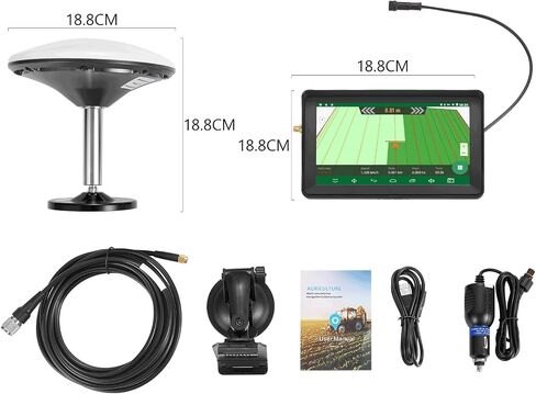 Navigator جرار GPS 7 بوصة للزراعة ، و GNSS عالية الدقة GNSS الملاح الزراعية للزراعة الدقيقة-نظام إرشاد GPS للرش ، والحرث ، والبذر مع المواقع التلقائية in Kuwait