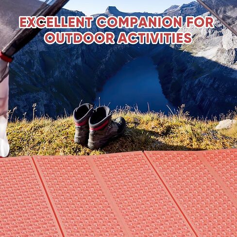 Ultralight Foam Sleeping Pad, Waterproof Closed Cell Foam Pad for Superior Insulation, Folding Sleeping Mat for Compact Storage, Foldable and Portable for Hiking and Camping in Saudi Arabia