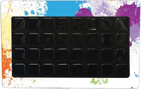 Mayyskins الجلد متوافق مع Elgato Stream Deck XL - Splash of Color | غلاف الالتفاف الواقي ، الدائم ، والفريد من نوعه | من السهل تطبيق الأنماط وإزالتها وتغييرها | صنع في الولايات المتحدة in Saudi Arabia