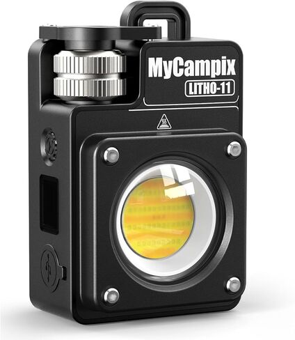 MyCompix Light Camping Light ، 3500lm قابلة للتعديل LED LANTERN مع إعادة شحنها مع 2.5-15 ساعة في وقت التشغيل والشاشة ، وسبائك مصباح يدوي ماء لانقطاع التيار الكهربائي ، والطوارئ ، والإعصار (البرتقالي) in Kuwait