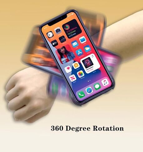 حامل الهاتف العالمي للهاتف 360 ° قابلاً للتدوير القابل للانفصال الجري للركض على ركوب الدراجات المشي لمسافات طويلة. in Saudi Arabia