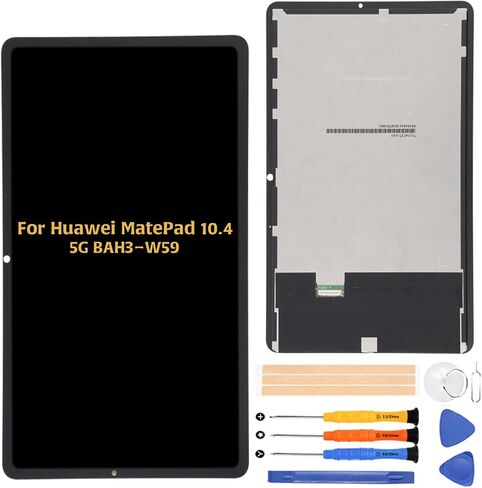 A-Mind لـ Huawei Matepad 10.4 5G BAH3-W59 OEM شاشة استبدال Touch Digitizer LCD شاشة كاملة مع مجموعات أدوات الإصلاح (أسود) in Saudi Arabia