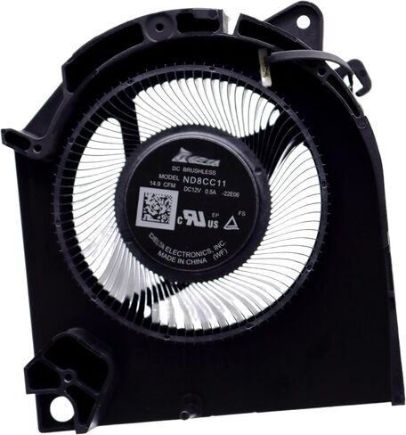 12V GPU Graphics Cooling Fan Replacement for Dell G15 5530 G16 7630 2023 with RTX 4050 4060 4070 in Saudi Arabia