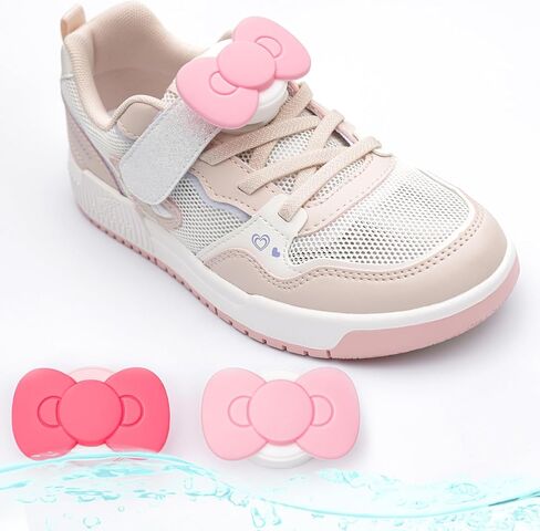 2 Pack Kids Shoe Holder for Airtag 2nd & 1st - Waterproof Cute Pink Shoe Clips Tracker Case for Girls (Small Bows) in Kuwait